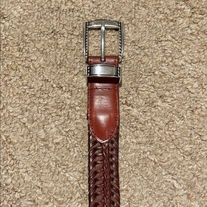 Men's Brown Leather Belt